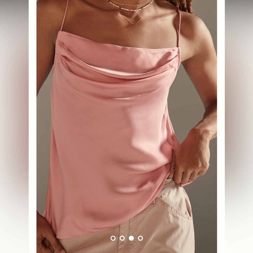 NWT anthropologie cute pink top size S